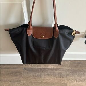 Longchamp Black Nylon Bag